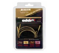 Set de Cables de Bambú Addi Click 60-80-100cm con Conector - 1 Unidad