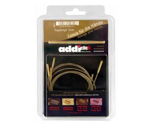 Set de Cables de Bambú Addi Click 60-80-100cm con Conector - 1 Unidad