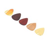 Set de Caja de Selección de Guitarra de Palowood Mini Organizador de Joyas de Madera 5pcs Picks