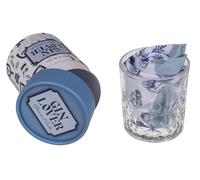 Set de Calcetines y Vaso de Whisky, Diseños Whisky Ron Ginebra, Algodón, 280ml, Talla 40-45, Regalo Original para Hombres (GIN)