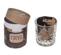 Set de Calcetines y Vaso de Whisky, Diseños Whisky Ron Ginebra, Algodón, 280ml, Talla 40-45, Regalo Original para Hombres (WHISKY)