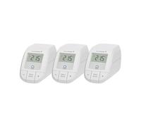 Set de calefacción Homematic IP 161216A1, 3 termostatos digitales, control por app, Alexa/Google, eficiencia energética
