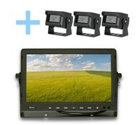 Set de cámara marcha atrás con monitor ahd de 10,1' + 3 cámaras 108