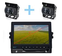 Set de cámara marcha atrás y monitor ahd de 7' + 2 cámaras 1080p de