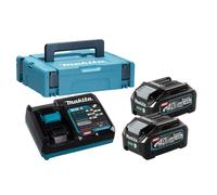 Set de cargador y baterías Makita XGT 4 Ah 40 V, 2 baterías y funda