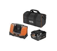 Set de Cargador y baterías Recargables AEG Powertools Pro Lithium Setl1840shd 18 V 4 Ah