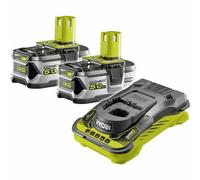Set de cargador y baterías recargables Ryobi RC18150-250 Litio Ion 5 Ah 18 V