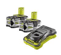 Set de cargador y baterías recargables Ryobi RC18150-250 Litio Ion 5 Ah 18 V