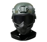 Set de Casco Táctico para Niños, Equipo de Juego rol CS con Modelo Visión Nocturna Falso, Juguete Entrenamiento al Aire Libre(Od)