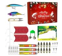 Set De Cebos De - Aparejos De para Navidad - Señuelos De Bass - para Exterior, Agua Dulce, Río, Lago, Estanque, Vacaciones, Familia, Noche, Mañana, Camping, Viaje por Carretera