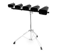 Set de Cencerros XDrum (Cowbell) incl. Soporte, Tamaños: 4", 7" y 9"