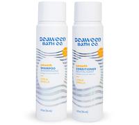 Set de champ y acondicionador Seaweed Bath Co. Smooth con aroma a vainilla c trica, 355 ml (paquete de 2), algas de cosecha sostenible, aceites