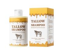 Set de champú de miel y acondicionador de miel de carne de res, limpieza profundamente e hidratan el aceite de control, el frizz suave fortalece el cabello, agregue brillo y suavidad (B1)