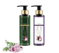 Set de Champú y Acondicionador de Cebolla y Romero B) | Aceite Capilar Nutritivo de Romero, Voluminizador y Fortalecedor para Cabello Seco y Dañado, Hidratante