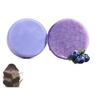 Set de Champú y Acondicionador en Barra de Arándanos, 2 en 1 para Cabello Fino y Seco, Reduce la Rotura, Controla el Frizz y Protege el Cuero Cabelludo. Cuidado Capilar Sólido para Mujeres y Hombres