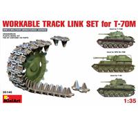 Set De Chasis Track Para T-70M Miniart Tanque Ligero 1:35