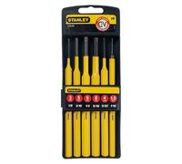 Stanley Juego de botadores y punzones Kit 6 pzas (1,5-3-4-5-6-8 mm) Mango de acero 4-18-226