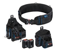 Set de cinturones para herramientas Bosch Professional ProClick: 1 cinturón 108 (talla L/XL), 1 bolsa GWT 4, 1 bolsa GWT 2, 2 ProClick Holder