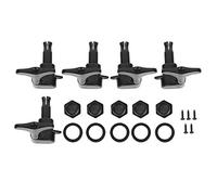 Set de Clavijas para Bajo, 5 Cuerdas, Aleación Metálica, Tapa Cerrada, Accesorios Musicales - Precisión en Afinación, Durable y Fácil Instalación, Para Bajistas y Músicos (negro)
