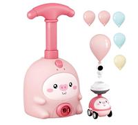 Set de Coche Globo y Bomba de Juguete - Corredor Educativo Experimento Científico - Set de juguetes de coches con lanzador de globo para niños,para Niños y Niñas Jardín de Infancia Cumpleaños Patio Es