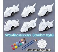 Set de coches de dinosaurios para colorear y , coche de juguete de dinosaurio para frotar, a la de los niños. opción para juguetes educativos, fiestas de y otros regalos festivos. Estilos aleatorios