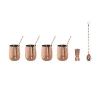 Set de Coctelería Home ESPRIT Cobrizo Intenso Acero Inoxidable 540 ml 8,5 x 8,5 x 11 cm - Marca: Home ESPRIT - EAN: 8424002146252