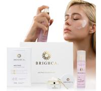 Set de colgeno de fusin Brighca | Sistema de rutina de colgeno antienvejecimiento | Reduzca las lneas finas y las arrugas. Levante de hidrato