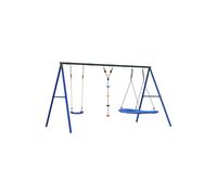 Set De Columpios Con Columpio Vidaxl Cuerda De Discos Y Columpio Nido - Juego De Columpios De Exterior MKP