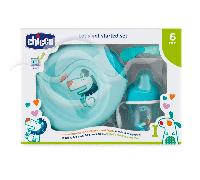 Set de comida Chicco 3 piezas 6M+ - vajilla completa para primeras comidas