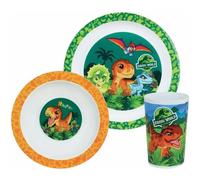 Set de comida para niños - plato, bol, vaso Jemini Jurassic World TU