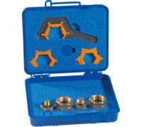 Set de conexión de gas profesional con boquilla adaptadora 1 a 4 euro-set d gok