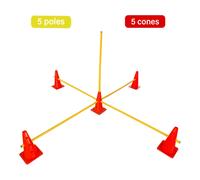 Set de Conos y para Agilidad, y de , Equipo de Entrenamiento de Agilidad y Velocidad, Kit de y de