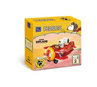 Maqueta de construcción Snoopy aventuras en avión