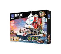 Set De Construcción Del Barco De Vapor De La Búsqueda Del Tesoro De Popeye