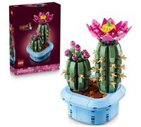 LEGO Botanicals Cactus en Flor - Planta con Maceta Artificial con 2 Cactus y Flores - Decoración de la Habitación - Regalo de Cumpleaños para Niñas de 9+ Años y Amantes de Las Plantas - 11509