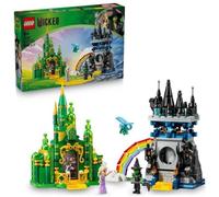 LEGO Wicked Emerald City y Castillo de Kiamo KO de Juguete - Decoración del Dormitorio - Mini Muñecas de Elphaba y Glinda, Figura de Mono y Accesorios - Regalo para Niñas de 9+ Años y Fans 75689