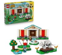 LEGO Animal Crossing La Colección del Museo de Sócrates - Juego Interactivo con Minifiguras de Sócrates y Lili - Fósiles de Dinosaurios de Juguete - Regalo Gamer para Niñas y Niños de 7+ Años 77056