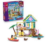 LEGO Friends Casa en la Playa con Focas - Casa de Juguete con 3 Mini Muñecos, 2 Figuras de Animales Marinos y Accesorios inc. Kayak y Tabla de Surf - Regalo de Cumpleaños para Niñas de 7+ Años - 42699