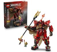 LEGO NINJAGO Meca Caballero del Fuego - Juguete de Construcción con Figura Articulada, 2 Minifiguras (inc. Kai) y Monstruo Marino - Kit de Maqueta - Regalo para Chicos de 14+ Años y Adolescentes 71846