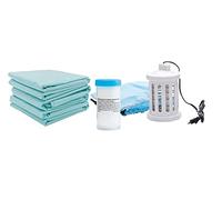 Set de consumo/set de relleno (Bobina/Electrodo, Sal de activación y Protector) para Pediluvio de electrólisis Hydrosana