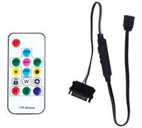 Set de control remoto ARGB, Mando a distancia negro