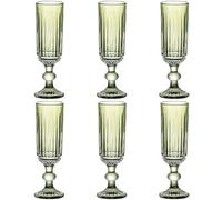 Set de Copas Home ESPRIT Verde Cristal 6 x 6 x 18,4 cm (6 Unidades) - Marca: Home ESPRIT - EAN: 8424002147440