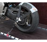 Set de correas para el transporte seguro de la moto en remolques y furgonetas Tyre Fix de Acebikes