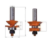Set De Cortadores Para Uniones a "V" CMT Cód. 855.506-955.506
