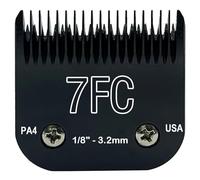 Set de cortapelos para perros de acero inoxidable, compatible con Andis, compatible con Oster A5, compatible con Wahl, cortadoras serie KM10(7FC-3.2mm)