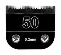 Set de cortapelos para perros de mascota negra con cuchillas de acero inoxidable, compatible con Andis, compatible con Oster, A5, compatible con Wahl, cortapelos serie KM10(50-0.2mm)