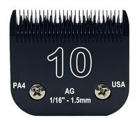 Set de cortapelos para perros de mascota negra con cuchillas de acero inoxidable, compatible con Andis, compatible con Oster, A5, compatible con Wahl, cortapelos serie KM10(10-1.6mm)