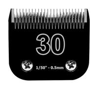 Set de cortapelos para perros de mascota negra con cuchillas de acero inoxidable, compatible con Andis, compatible con Oster, A5, compatible con Wahl, cortapelos serie KM10(30-0.5mm)