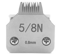 Set de cortapelos para perros negros con cuchillas de acero inoxidable, compatible con Andis, compatible con Oster, A5, compatible con Wahl, cortapelos serie KM10(5.8N-0.8mm)