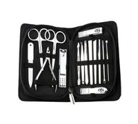 Set de Cortaúñas de Acero Inoxidable, Ergonómico | Estuche Portátil para Viaje y Baño, Cuidado de Cutículas y Uñas del Pie, Uso Diario en Casa